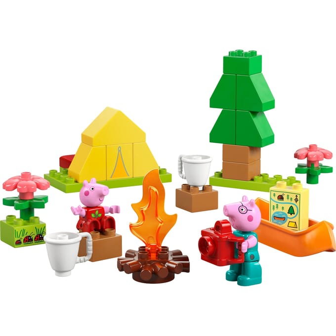 LEGO DUPLO Peppa Big Kampeertrip Montessori Speelgoed voor Peuters en Kleuters 10452