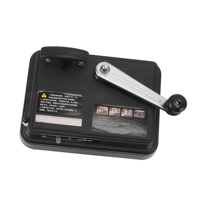 Handmatige Rolmachine Rechte Duw Roestvrij Staal s Roller Maker Zwart 6.5mm/0.26in