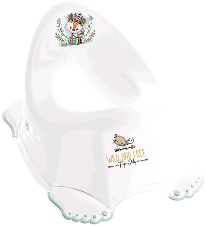 TEGA Muzikale plaspot Wild & Free vos wit - Kinderpotty