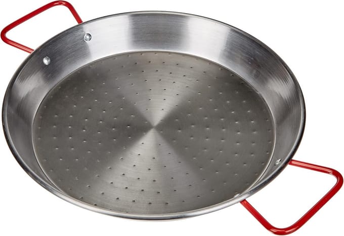 IJzeren Paella Pan 30 cm - Zwart