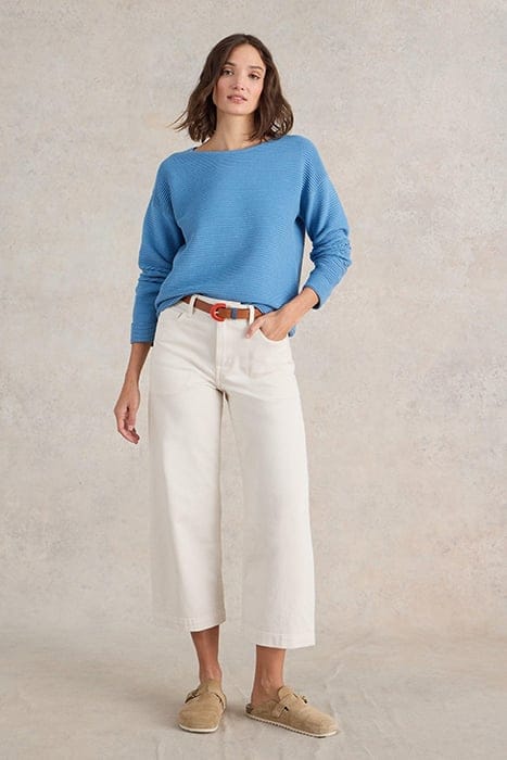 White Stuff Jana Jumper Mid Blue Taglia: 6 | Maglioni a maglia Outlet | Donna | Blu