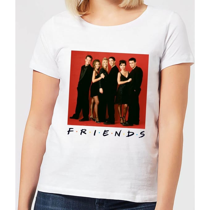 Friends Character Pose dames t-shirt - Wit - S