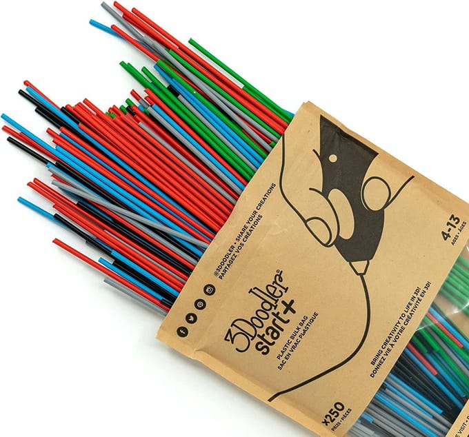 3Doodler Start - 3D Pen navulling - 250 Kleurstaafjes 'Primary Pow!'
