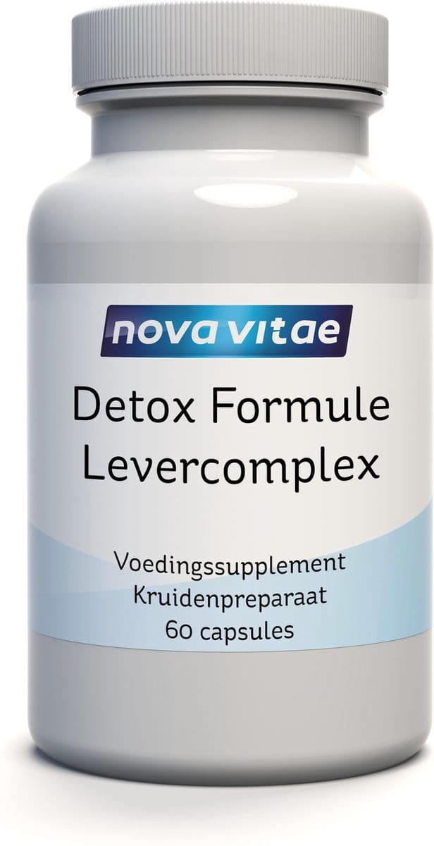 Nova Vitae - Detox Formule - Levercomplex - Lever reiniging - 60 capsules