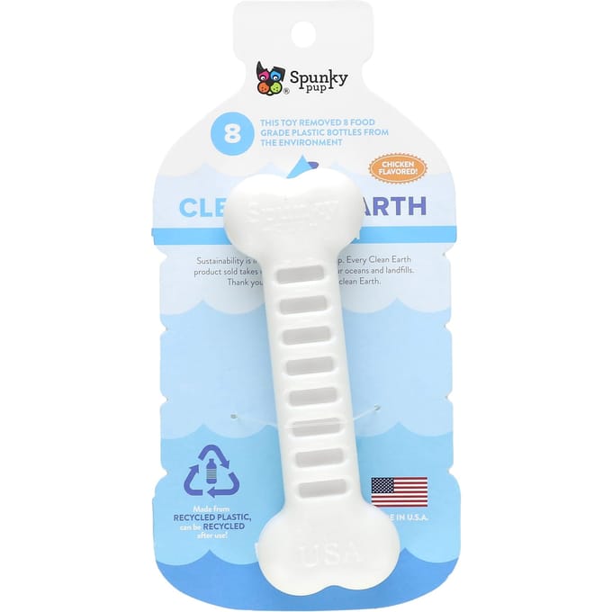 Clean Earth Harde Kauw, Bot, Kip, Speelgoed 1 st white