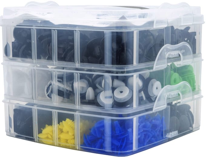 Einparts Set Van 500 Autoclips Voor Reparatie