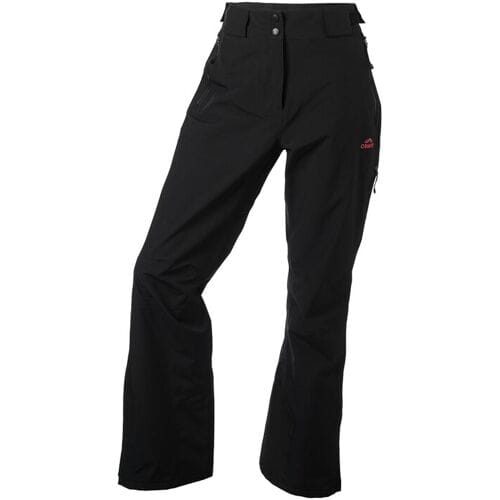 CRIVIT Dames hardshell skibroek Touring met RECCO systeem (Zwart, 36)