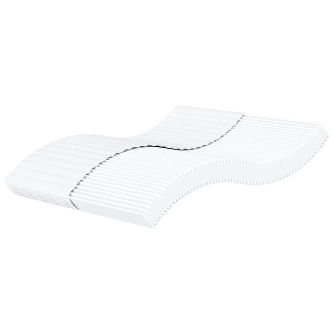 vidaXL - Schuimmatras - hardheid - H2 - H3 - 160x210 - cm - wit