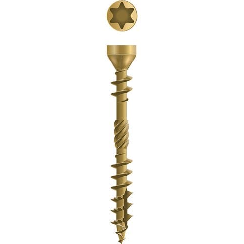 Dynaplus Xtreme - Vlonderschroeven - Torx 25 - 5 x 40mm - AR-Coating - Deeldraad (200 stuks)
