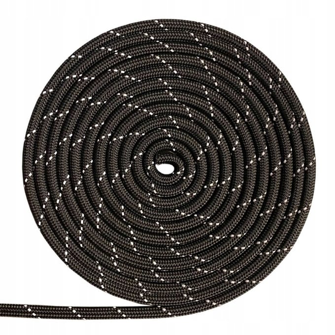 Zefir Vision Zwarte Boottouw 10mm met Reflecterende Band - 05189
