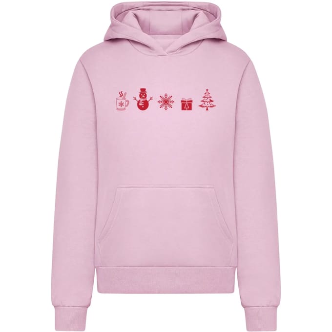 Dames Hoodie Merchcode Christmas Elements