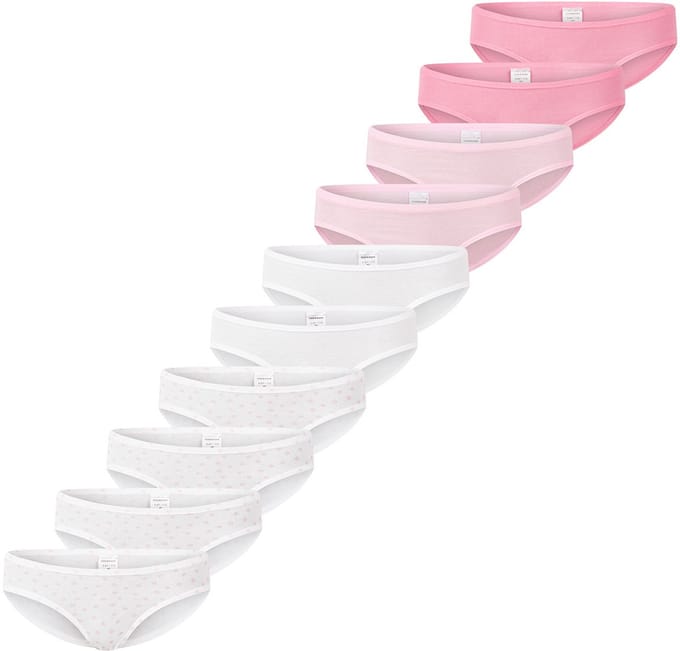 Schiesser Meisjes slips 10 pack 95/5 Kids Girls Cotton