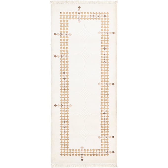 Vloerkleed Daisy handgemaakt wol | Hadorn
