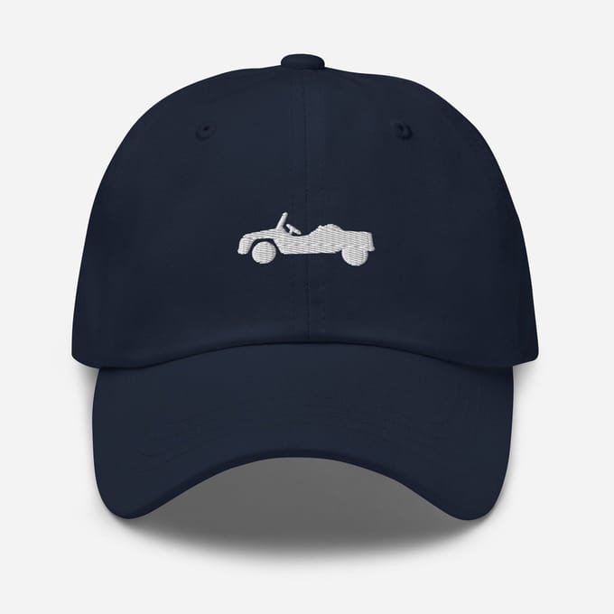 Geborduurde pet Citroën Méhari - Marineblauw