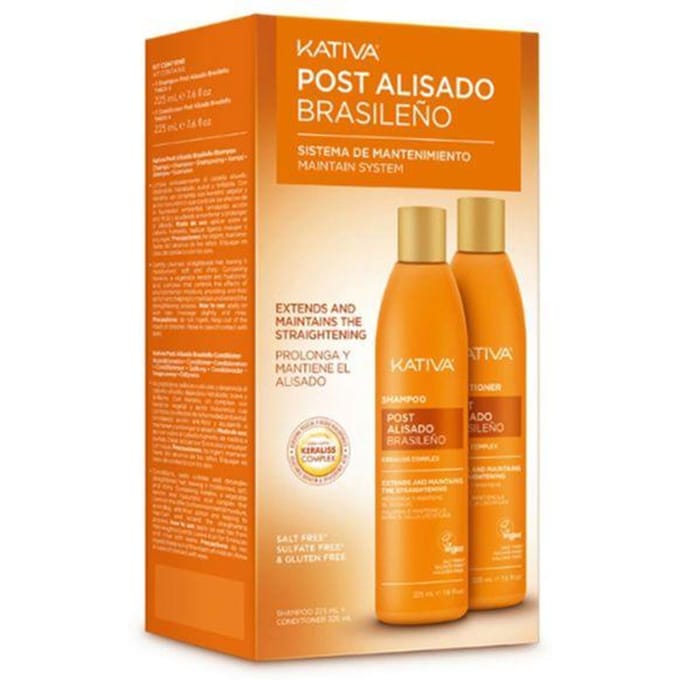 KATIVA PROFESIONAL POST ALISADO BRASILEÑO LOTE 2 pz