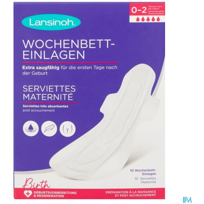 Lansinoh Kraamverband 0-2 Weken Na De Bevalling | 10 Stuks