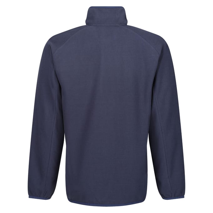Regatta Heren Navigate Half Zip Fleece (Marine/Seal Grijs)