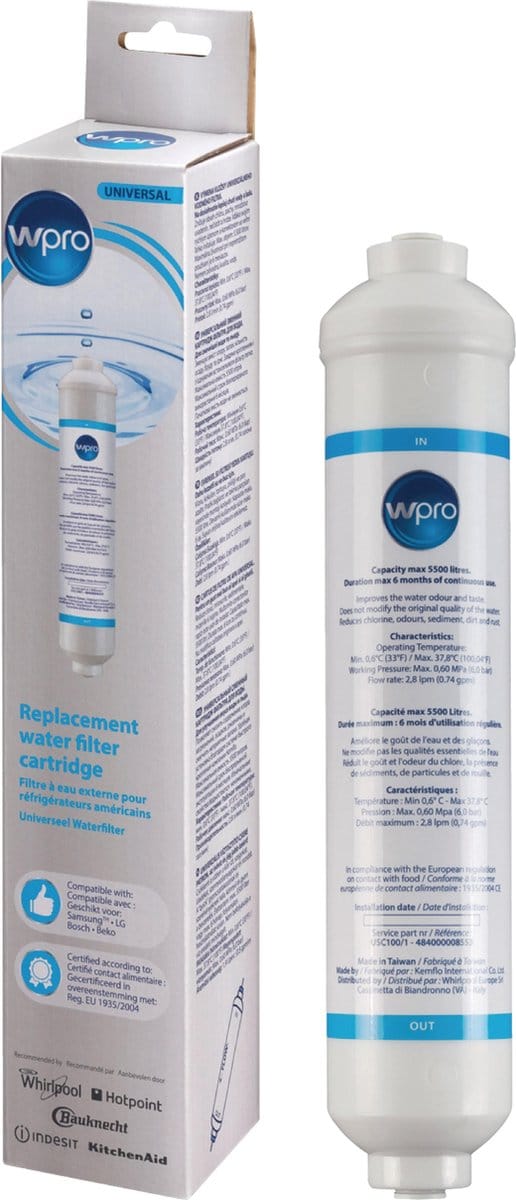 Amerikaanse koelkast waterfilter - wpro - usc100/1