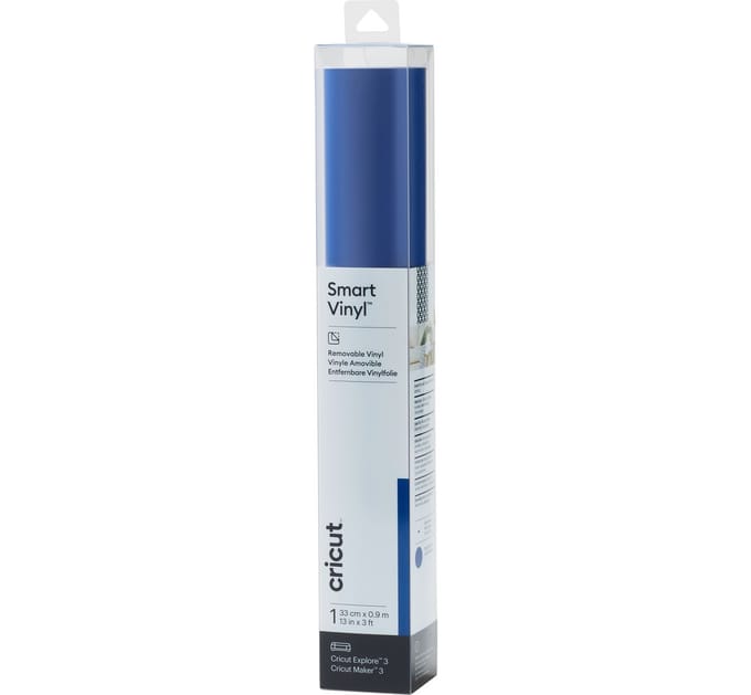 Cricut zelfklevende vinyl folie "Smart Vinyl - Removable", 33 x 90 cm - Blue