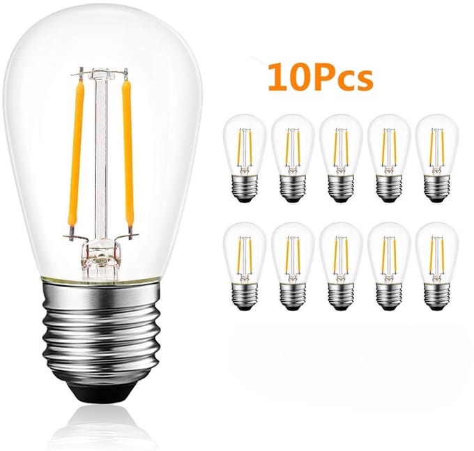 Lampe Décorative S14 2W - E27 2700k Multiple 10 pcs