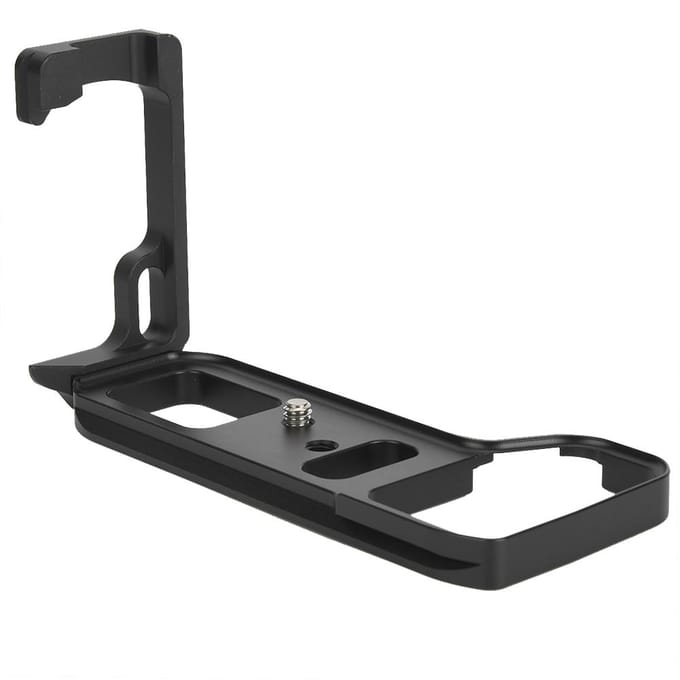 Metalen Snelkoppelings L-plaat Beugel Verticale Handgreep Houder voor Sony A9 A7R3 M3 Camera black