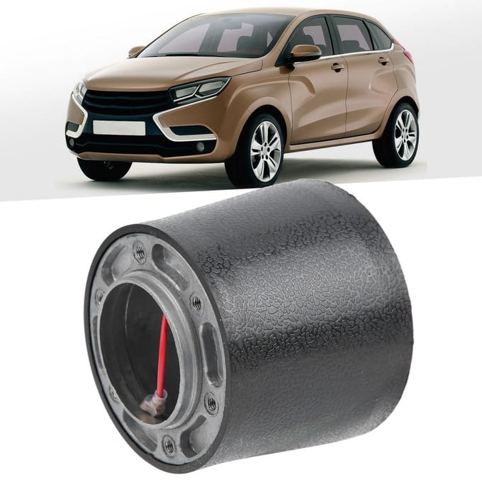 Stuurwiel Korte Naaf Adapter Kit met Sleutel en Schroef Auto Vervanging Geschikt voor LADA gray