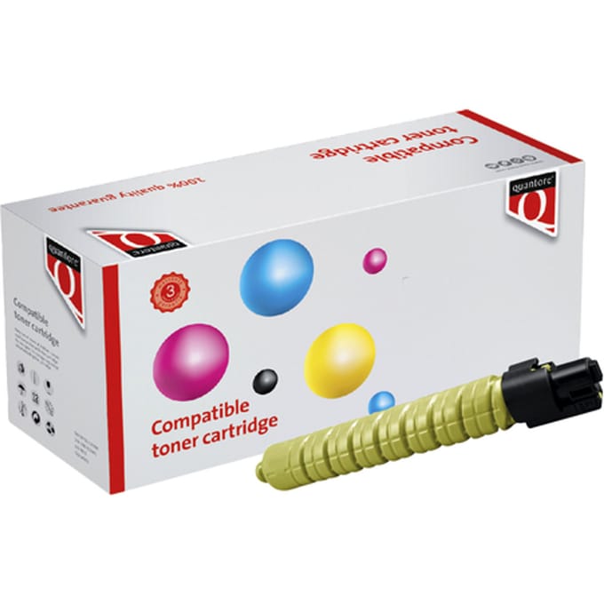 Toner Quantore alternatief tbv Ricoh 841507 geel