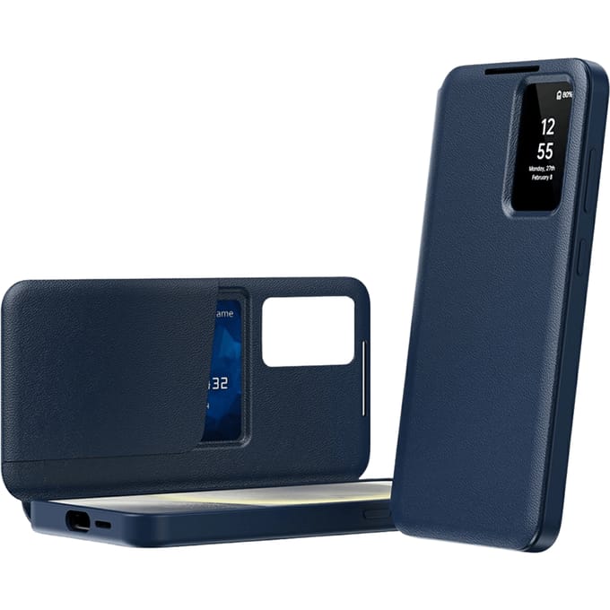 CaseBody Samsung Galaxy S26 Ultra Smart Cover Blauw