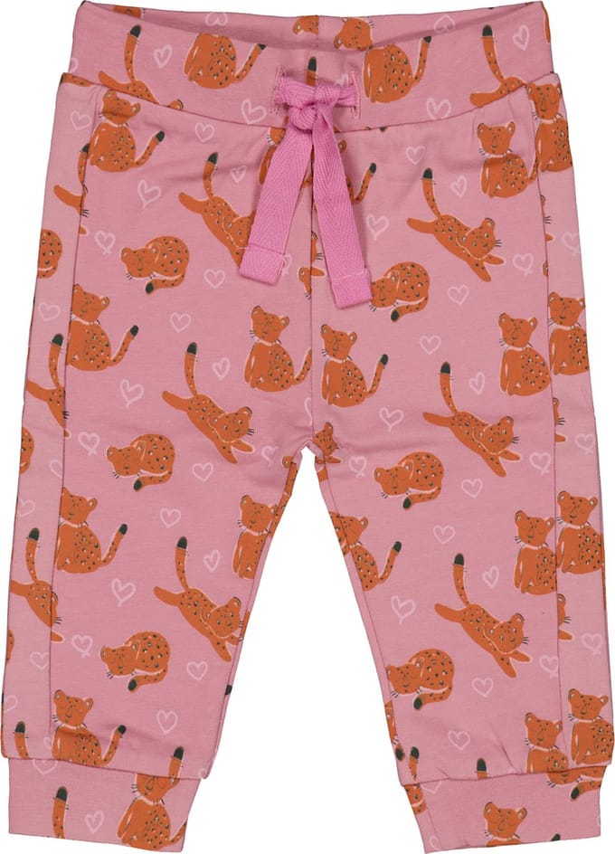 4PRESIDENT Joggingbroek Meisjes - Leopard AOP - Maat 68