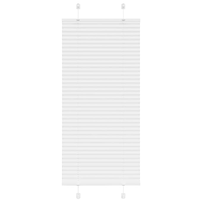 vidaXL - Plissé - rolgordijn - 65x100 - cm - stofbreedte - 64,4 - cm - polyester - wit