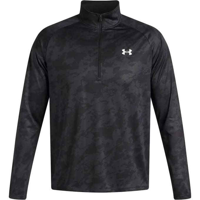 Under Armour Tech™ 2.0 Half Rits Lange Mouw T-shirt Zwart XS / Regular Man,Vrouw