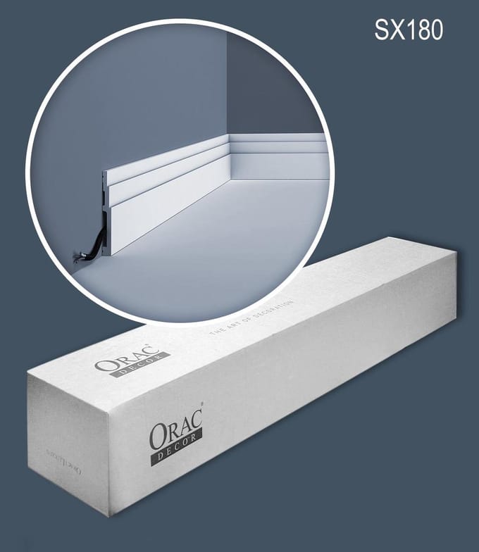 Orac Decor SX180 MODERN HIGH LINE 1 doos 16 stukken Plinte | 32 m