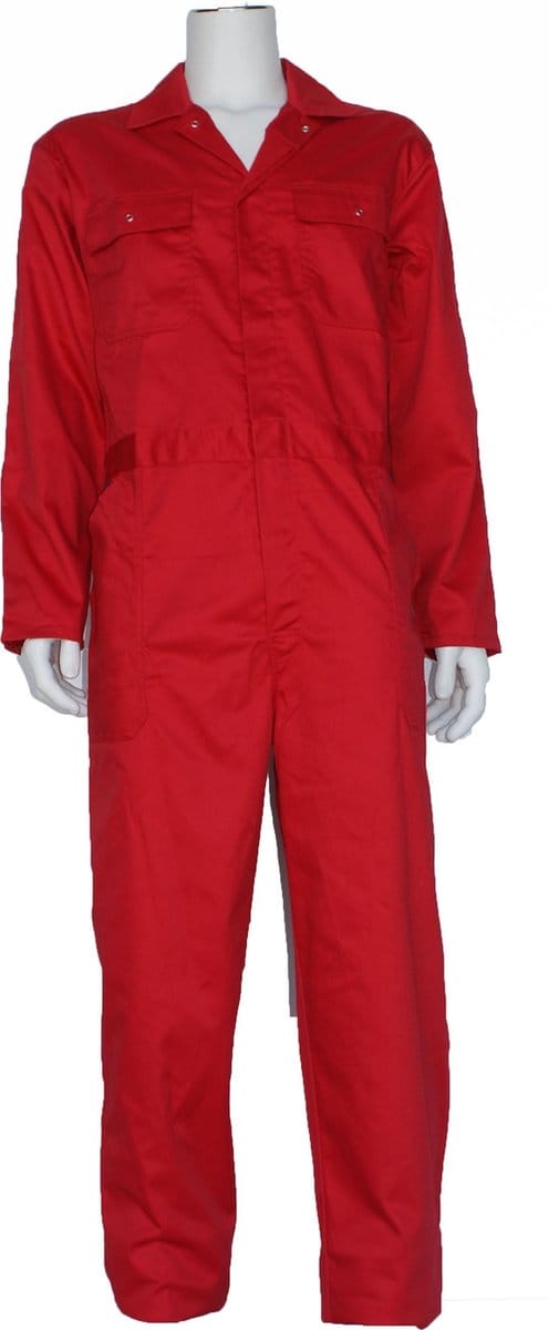 Yoworkwear Overall 100% katoen rood maat 57