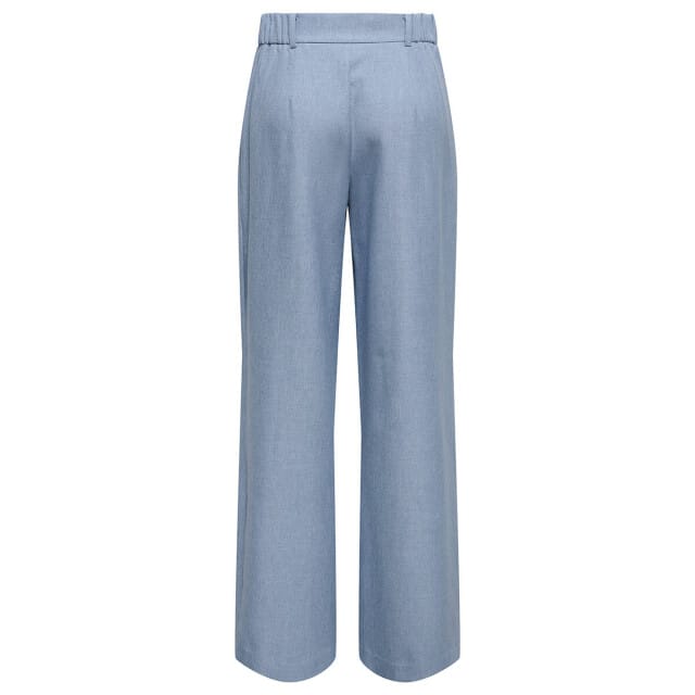 Regular Fit Wijde broek met schuifhaaksluiting Model 'LINDA'