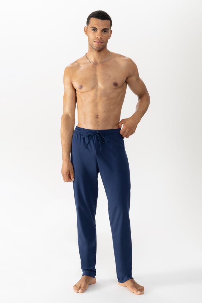 mey Herren Lange Broek Serie Solid Night