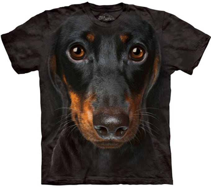 T-shirt Dachshund Face S