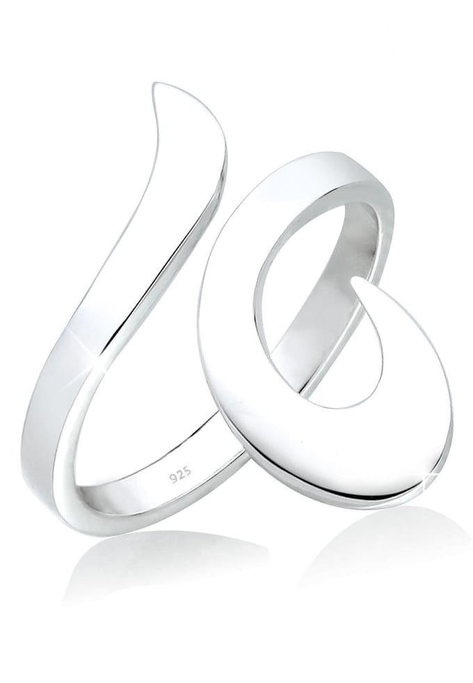 Elli - Ring - Dames Wikkel Ornament Statement in 925 Sterling Zilver - Dames