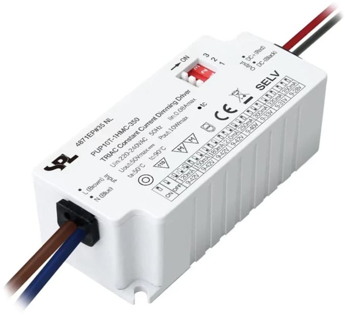 SPL LED Driver | 120mA/350mA 5.04W/9.8W 9V/42V | Dimbaar IP20