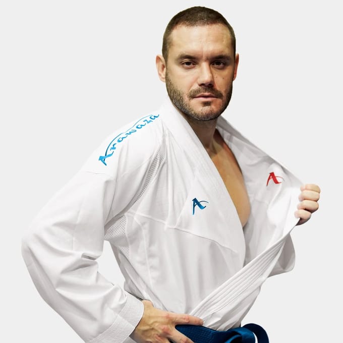 Arawaza Rev-x Reversable WKF approved Blauw/Rood unisex (Maat: 175)