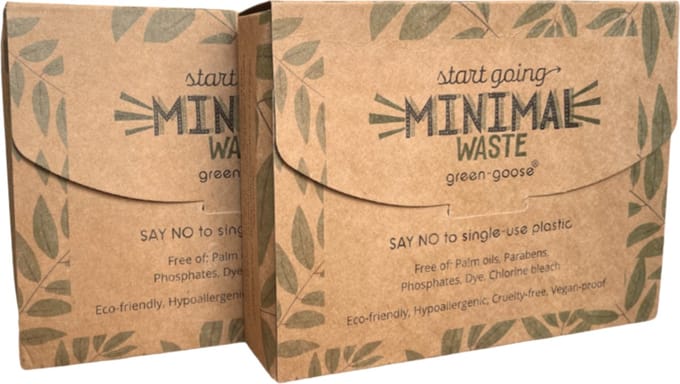 green-goose® Wasstrips | 64 Wasbeurten | Ongeparfumeerd