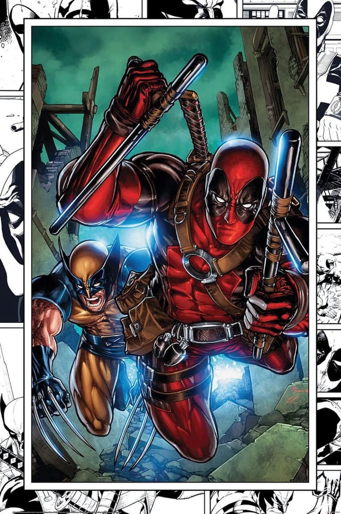Marvel Comics Wolverine En Deadpool - Maxi Poster - 61 x 96.5 cm