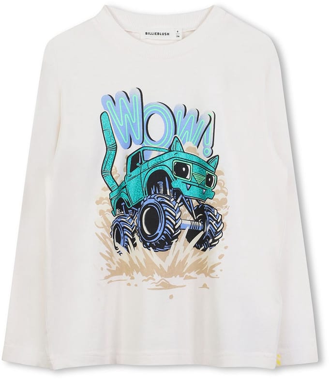 Billieblush U21177 T-shirt Met Lange Mouwen Wit 4 Years Jongens