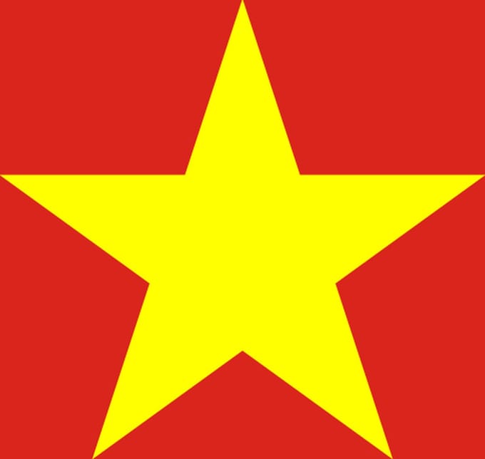 Vlag Vietnam 70x100cm