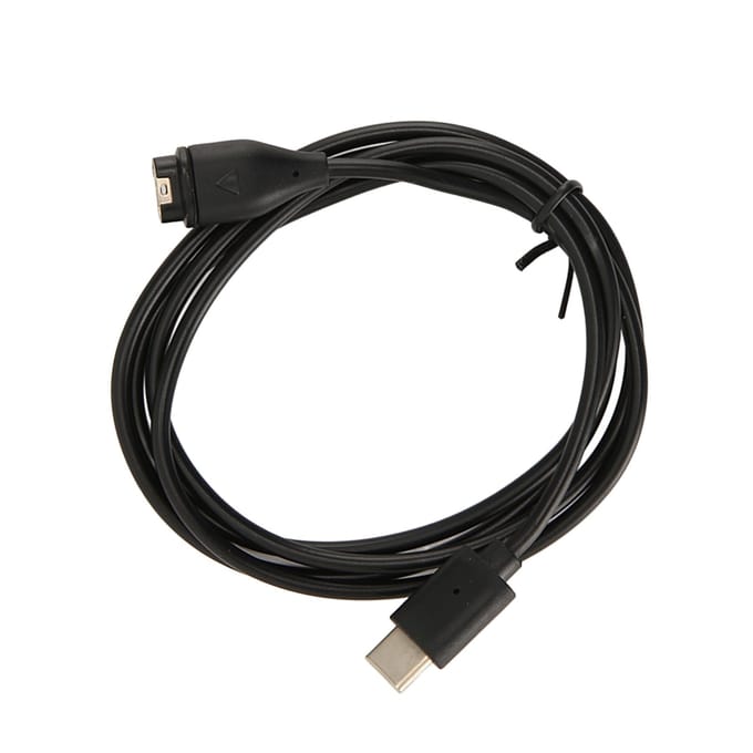 USB C Oplaadkabel voor Garmin Horloge Fenix 7 7S 7X 6 6S 6X 5 5S Forerunner 245 945 Instinct 2 2S black
