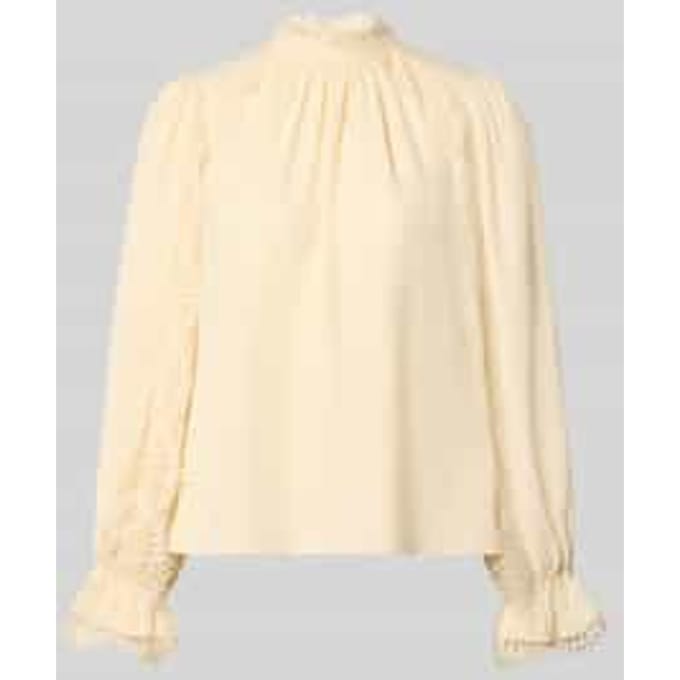 Regular fit blouse met kant