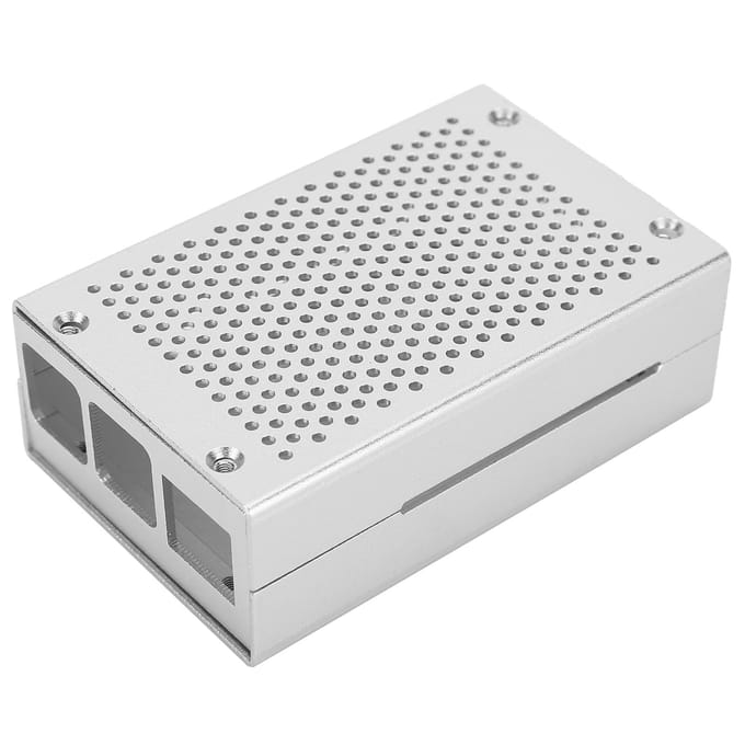 Koelschaal Aluminiumlegering Warmteafvoer Behuizing met Ventilator voor Raspberry Pi 4 Model B