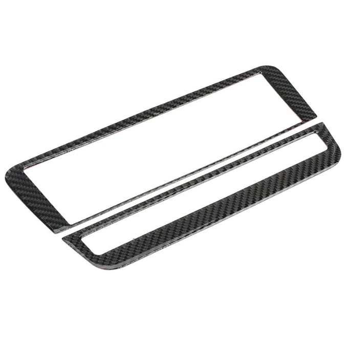 Cache-panneau de commande de climatisation en fibre de carbone pour Mercedes Benz a B GLA CLA(Pur) gray
