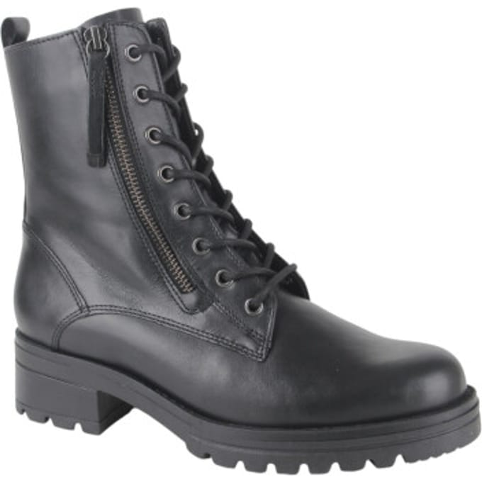 Gabor Gabor Veterboots zwart Leer
