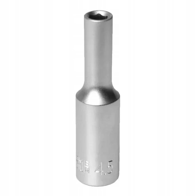MJW lange dopsleutel 1/4" zeskant 4,5 mm staal - precisie en bereik