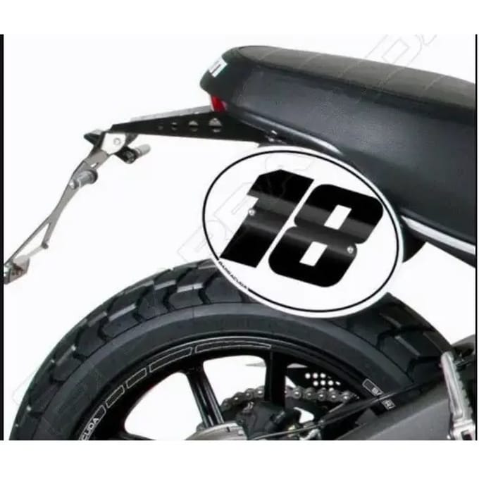 Nummerplaathouder motorfiets Barracuda Scrambler Ducati